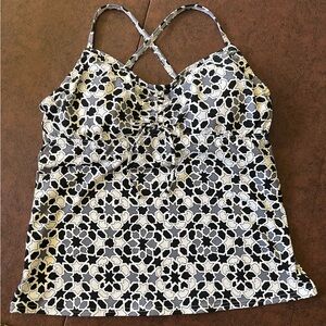 Lands End Tankini Top, Size 8